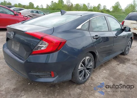 2018 Honda Civic Ex-T z USA, uszkodzony, nr VIN 19XFC1F35JE201765